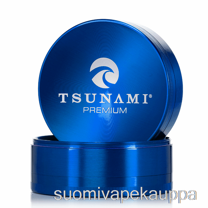 Vape Box Tsunami 3,9 Tuuman 4-osainen Upotettu Hiomakone Sininen (100 Mm)